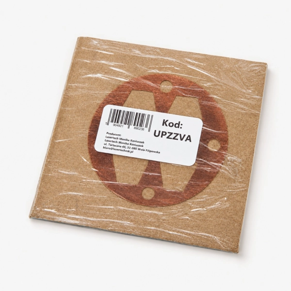 Miedziana uszczelka płyty zaworowej ZVA 47 mm do kompresora, średnica zewnętrzna 74 mm, producent Lasertech.