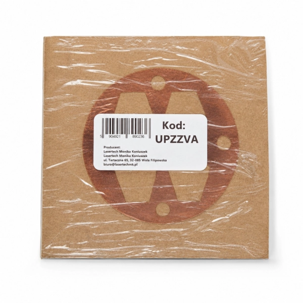 Uszczelka płyty zaworowej UPZZVA w opakowaniu producenta Lasertech, EAN 5904921890236.