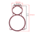 Wymiary uszczelki cylindra UC7000 Lasertech