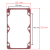Rysunek techniczny UK7000 Lasertech
