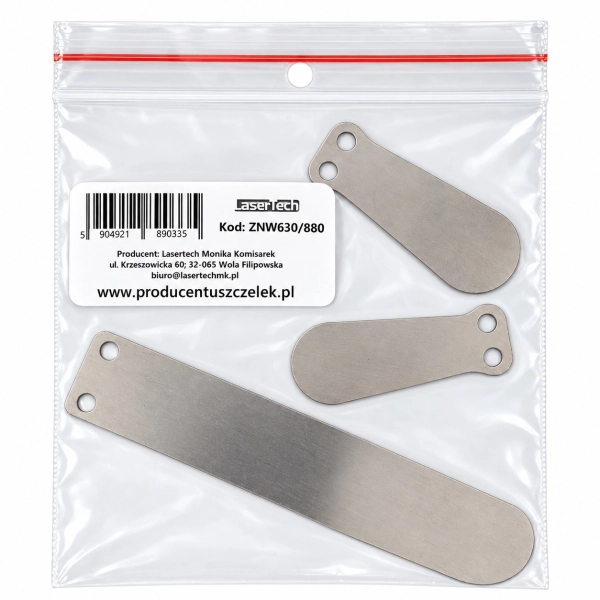 Zestaw blaszek zaworowych Walter GK630 GK880 ZNW630/880 Lasertech pakowany