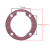 Uszczelka cylindra Walter HD520 UCW520 wymiary 130 mm 78x78 mm