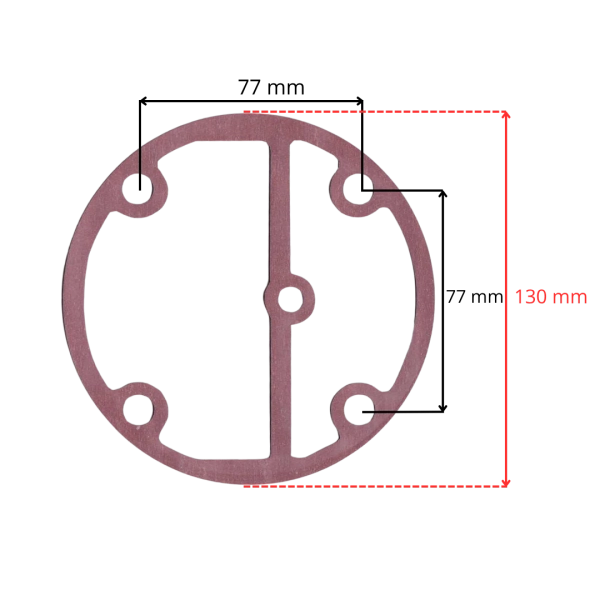 Uszczelka głowicy Walter HD520 UGW520 wymiar 130 mm