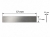 Blaszka zaworowa Walter GK420 GK530 2065 3065 wymiary 57x11 mm 0,3 mm