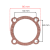 Uszczelka cylindra UC2065 Walter GK420 GK530 wymiary 85 mm 62x62 mm