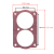 Uszczelka cylindra UCK16 Airpress K16 K16C – wymiary i otwory montażowe – Lasertech